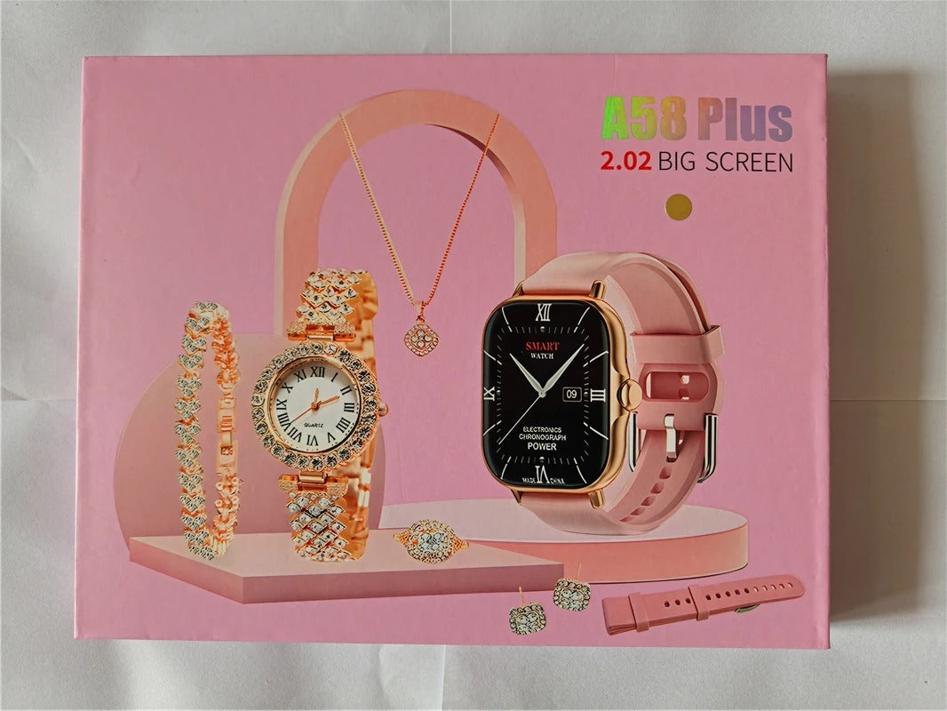 A58 Plus Smart Watch Bracelet – Touch Control Fitness Tracker for Women